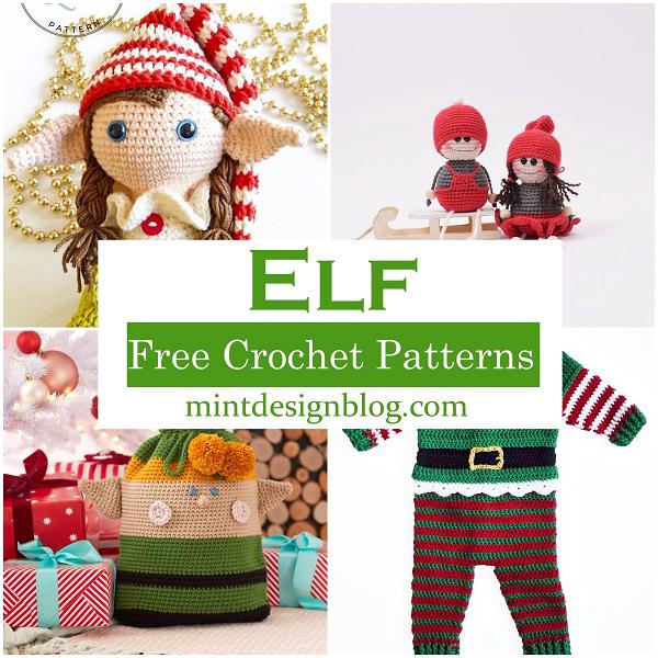 20 Free Elf Crochet Patterns For Beginners - Mint Design Blog