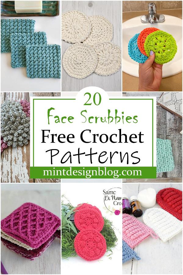 Crochet Face Scrubbies Patterns 1