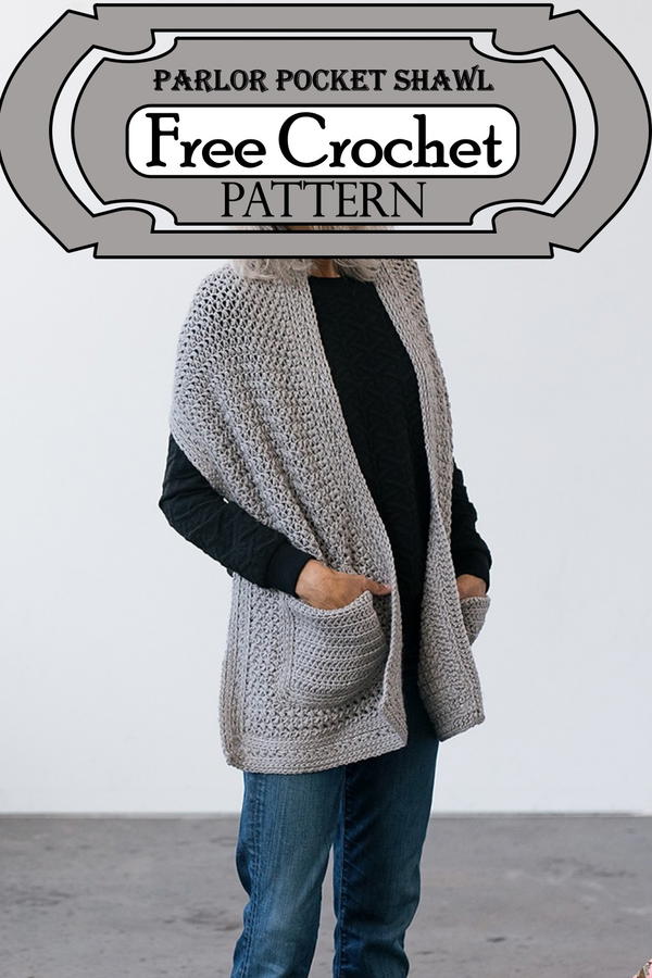 Crochet Parlor Pocket Shawl