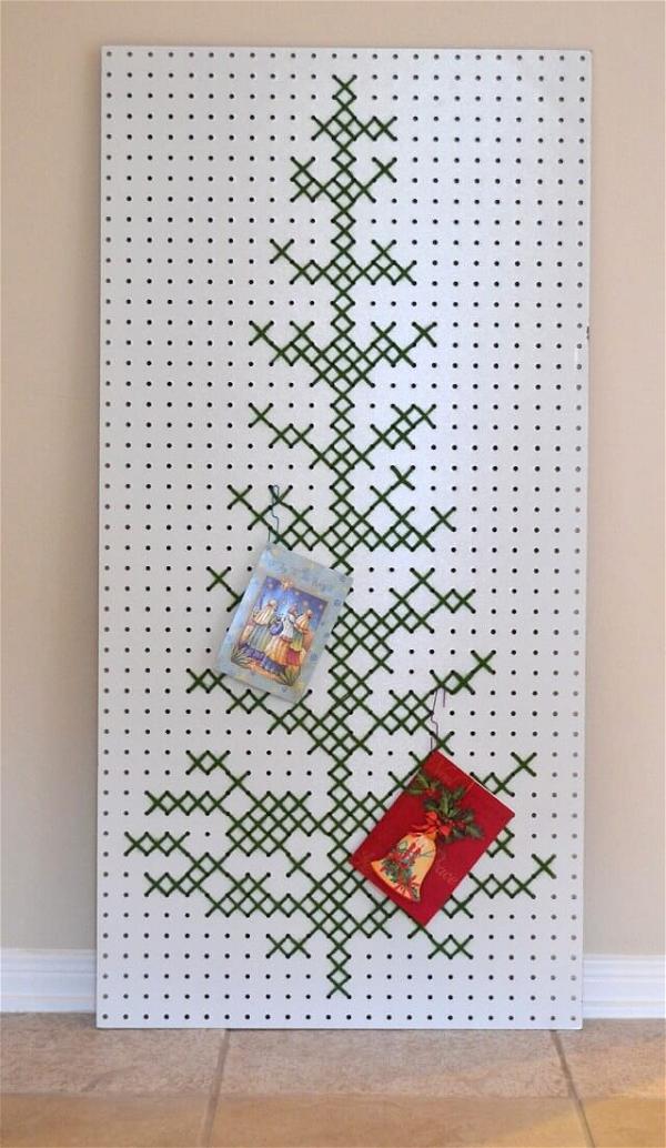 Cross Stitch or Cutout Christmas Tree