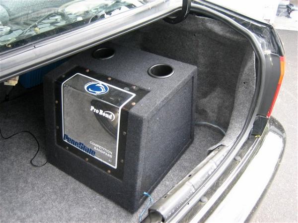 Custom Fiberglass Subwoofer Idea