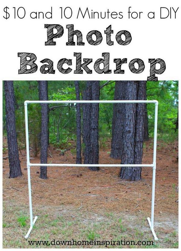 DIY 10 Minutes Photo Backdrop