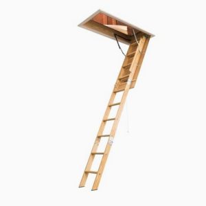 15 DIY Folding Staircase Plans For Space Saving - Mint Design Blog
