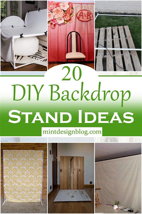 DIY Backdrop Stand Ideas 2