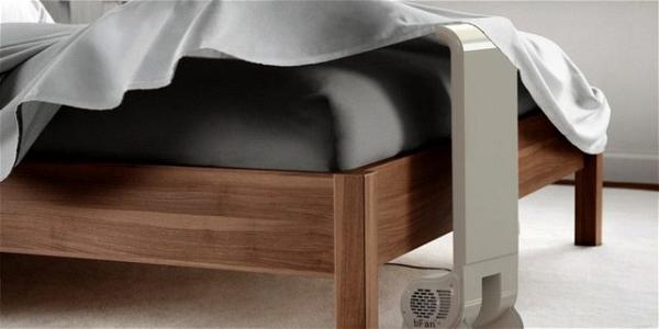 DIY Bed Fan Under Sheets