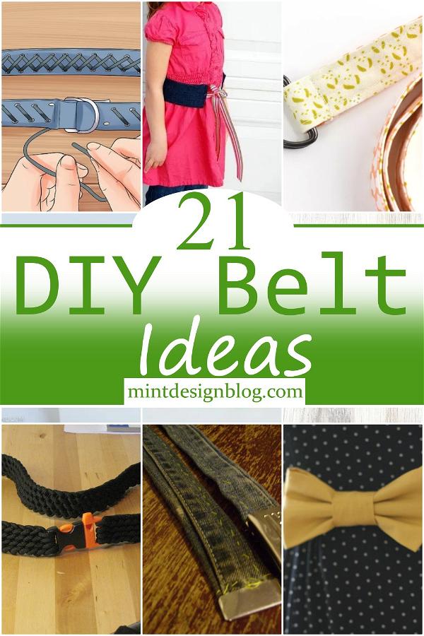 DIY Belt Plans