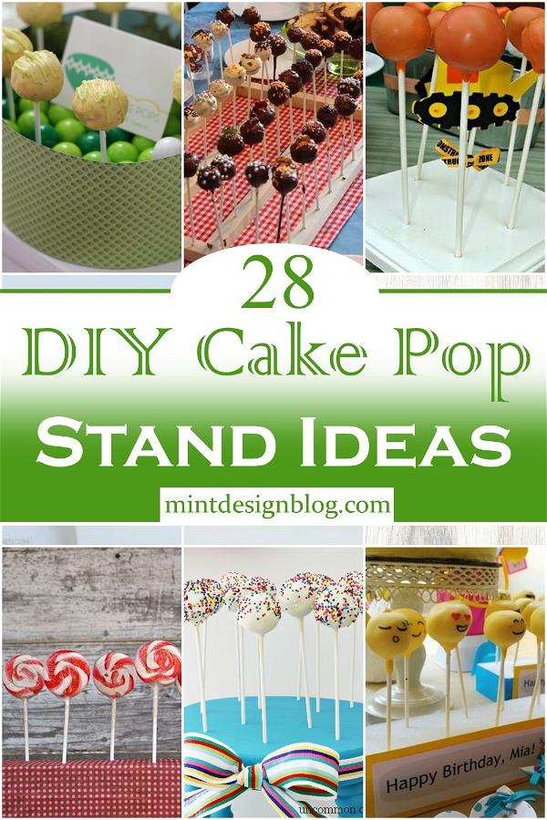 DIY Cake Pop Stand Ideas 2