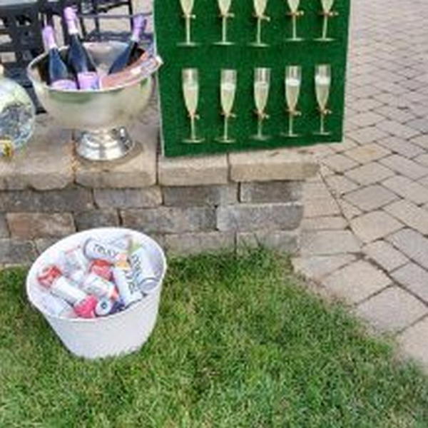 empty bottle Wall For Tabletop