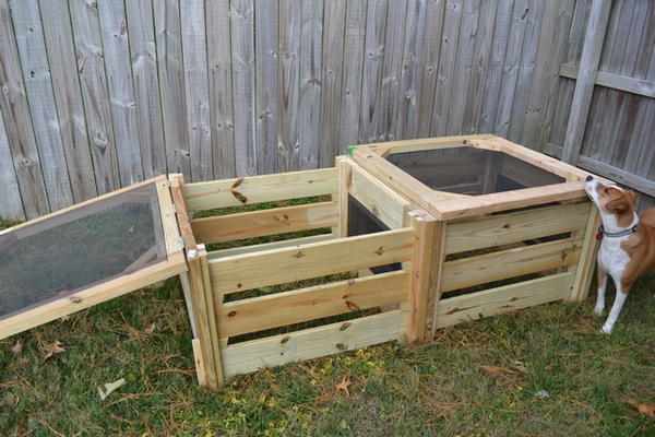 DIY Compost Bin plan