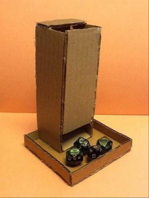 Easy to make rolling Tower Cardboard