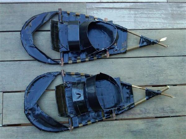 DIY Duct Tape Snowshoes