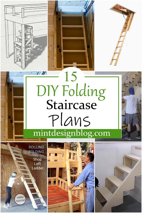 DIY Folding Staircase Plans 1
