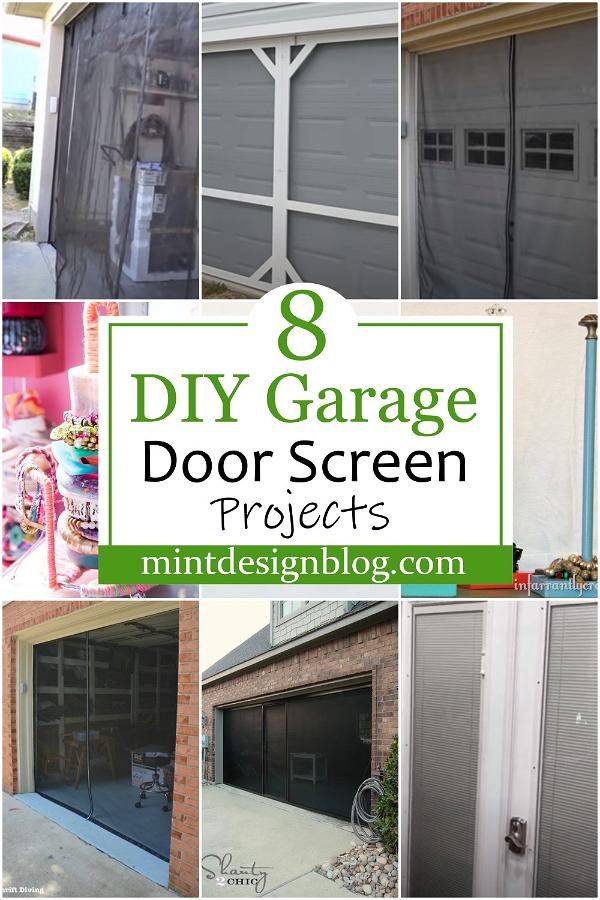 DIY Garage Door Screen Projects