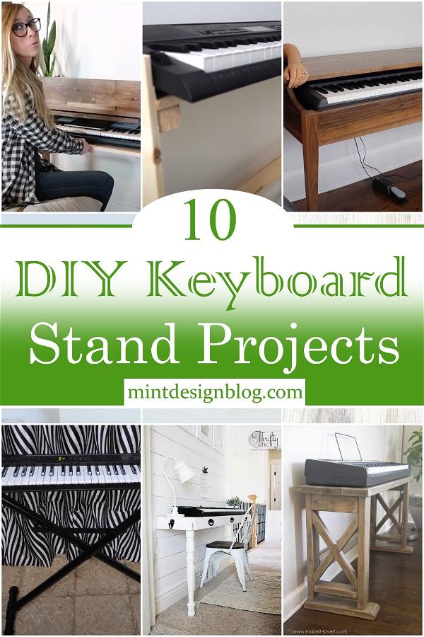 How to Build a DIY Keyboard Stand {Or Flip Top Writing Desk!}