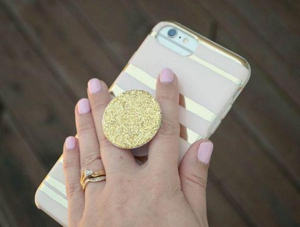 DIY Mega Glitter Pop Socket