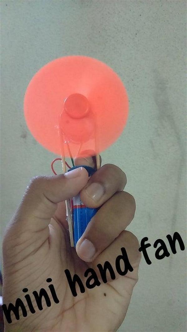 DIY Mini Electric Hand Fan