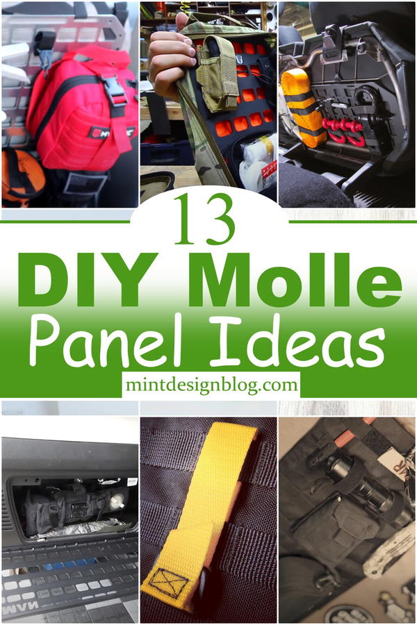 Back Seat Organizer, mollie Panel Rigid, seat Back Gun Rack