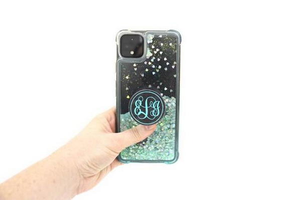 DIY Monogrammed Pop Socket