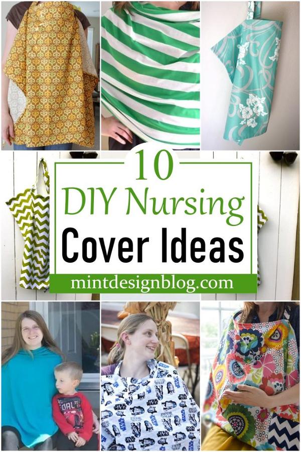 10 DIY Nursing Cover Ideas For New Moms - Mint Design Blog