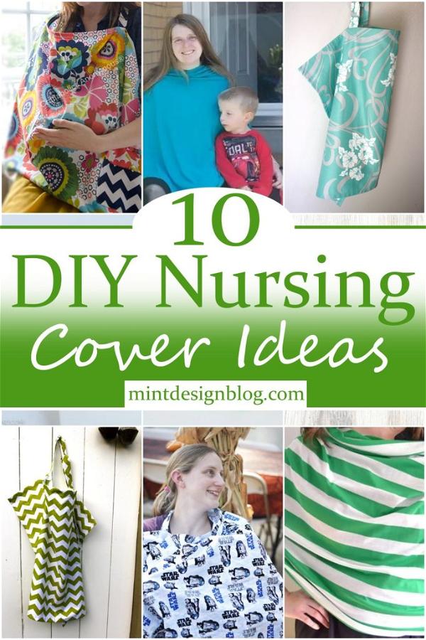 10 DIY Nursing Cover Ideas For New Moms - Mint Design Blog