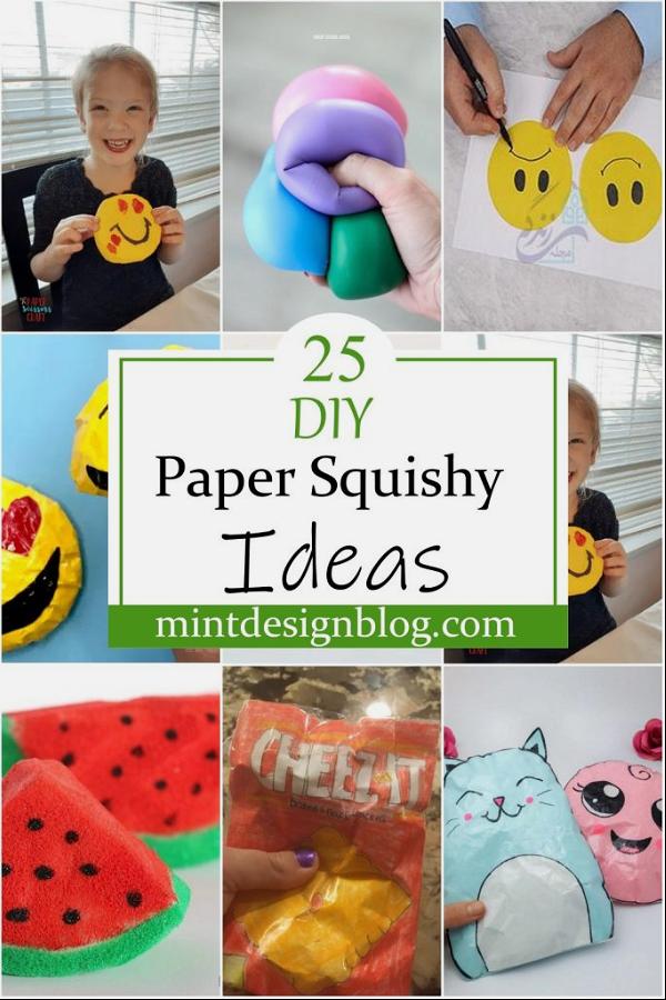 25 DIY Paper Squishy Ideas - Mint Design Blog