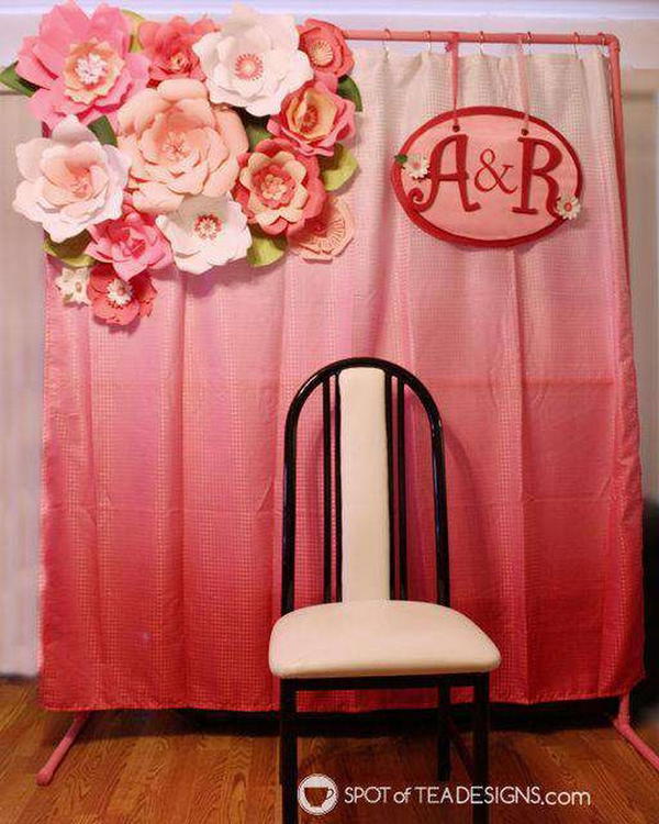 DIY Party Backdrop Stand