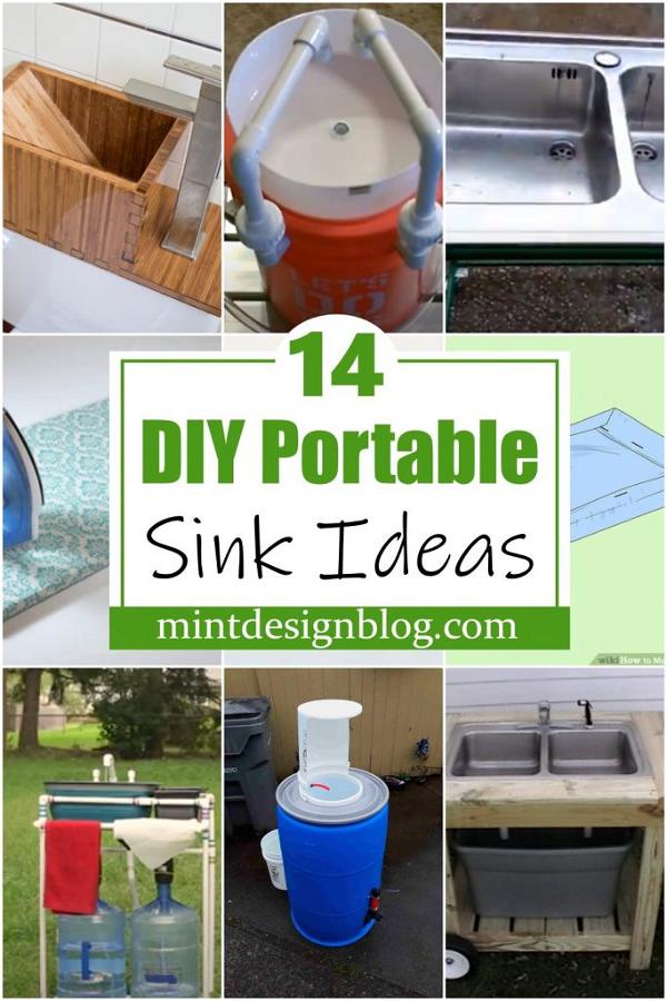 14 DIY Portable Sink Ideas - Mint Design Blog