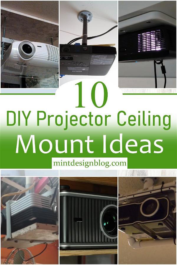 DIY Projector Ceiling Mount Plans