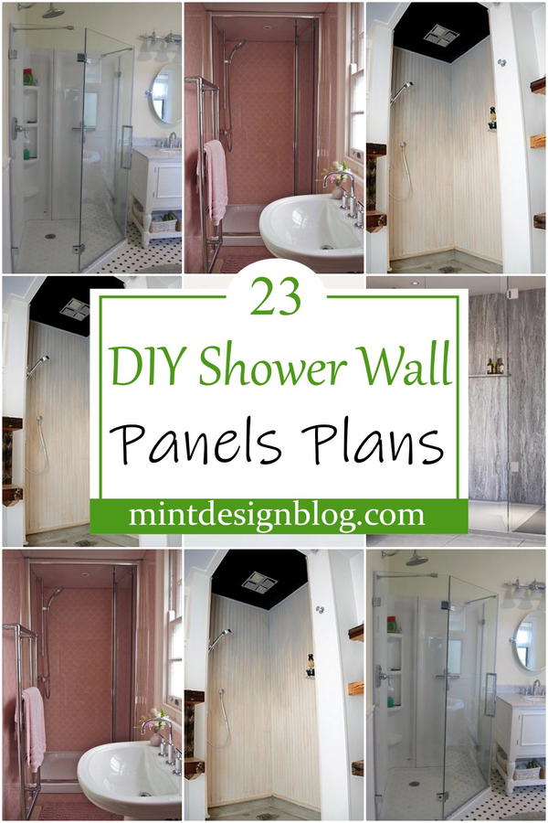 DIY Shower Wall Panels Plans 1