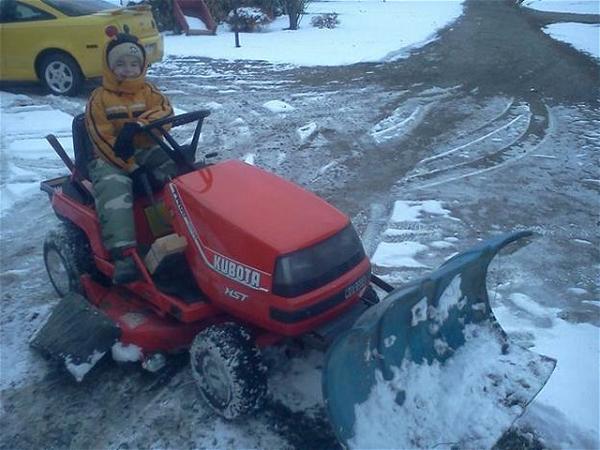 DIY Snow Plow For Kids Atv