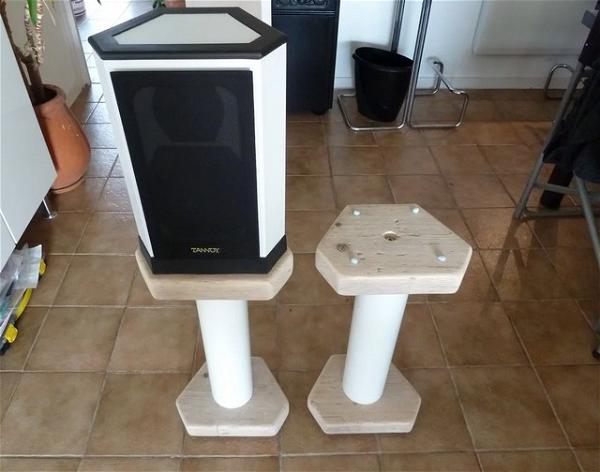 DIY Speaker Stands Idea