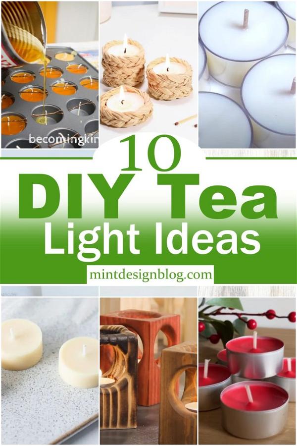 10 DIY Tea Light Ideas For Romantic Parties - Mint Design Blog