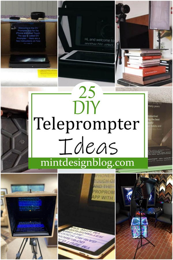 DIY Teleprompter Ideas 1