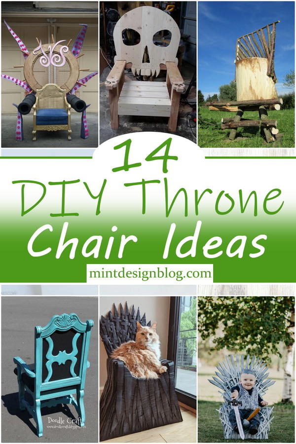 Homemade discount throne chair