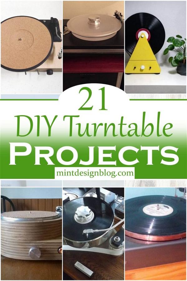 21 DIY Turntable Projects To Play Rhythms - Mint Design Blog