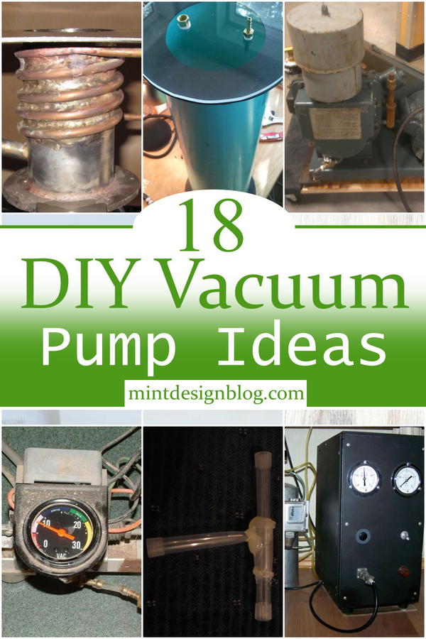 DIY Vacuum Pump Plans