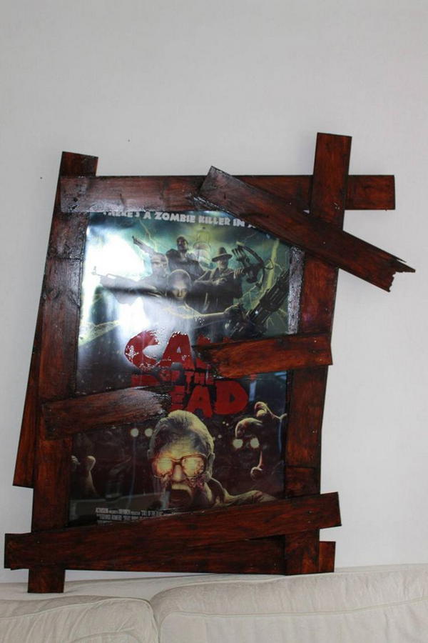 DIY Zombie Movie Poster Frame