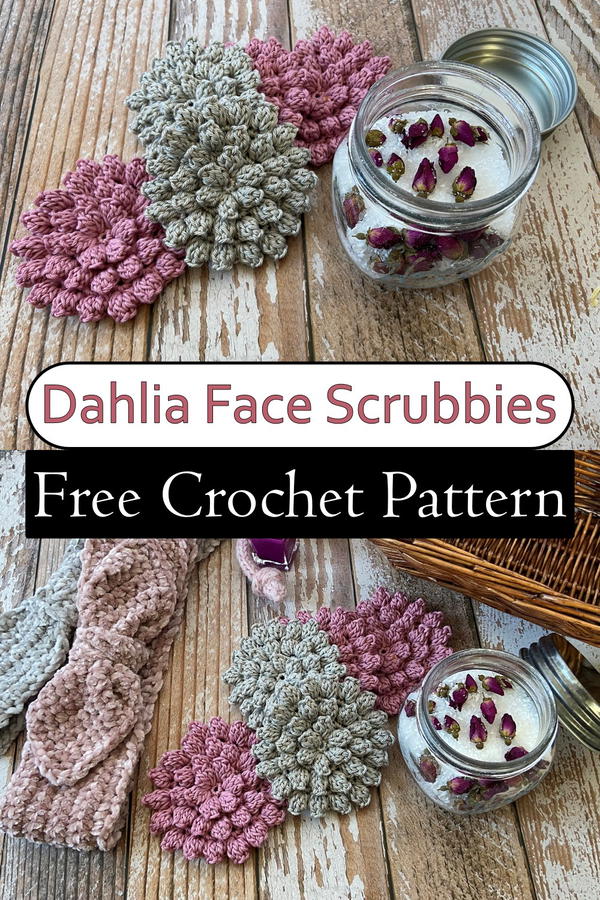 Dahlia Face Scrubbies