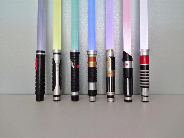 Easy $5 Lightsabers