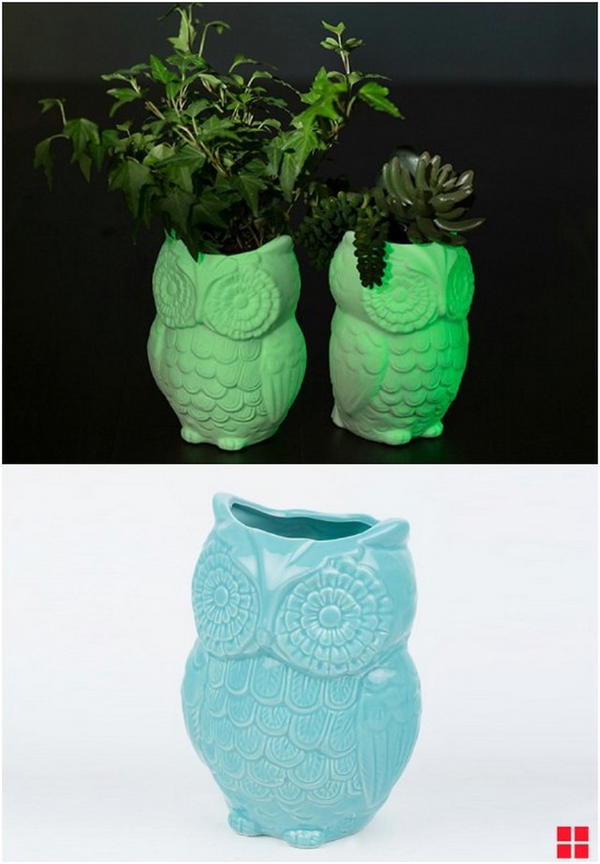 Easy Glow In The Dark Planters