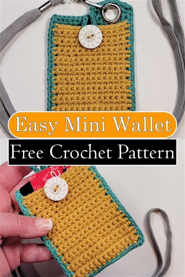 14 Crochet Wallet Patterns For Everyone To Try - Mint Design Blog