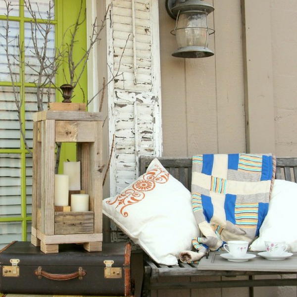 Easy Scrap Wood Luminaries