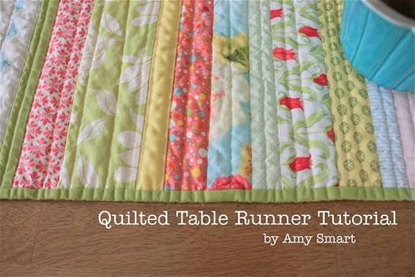 Easy Strips Quilt Table Runner