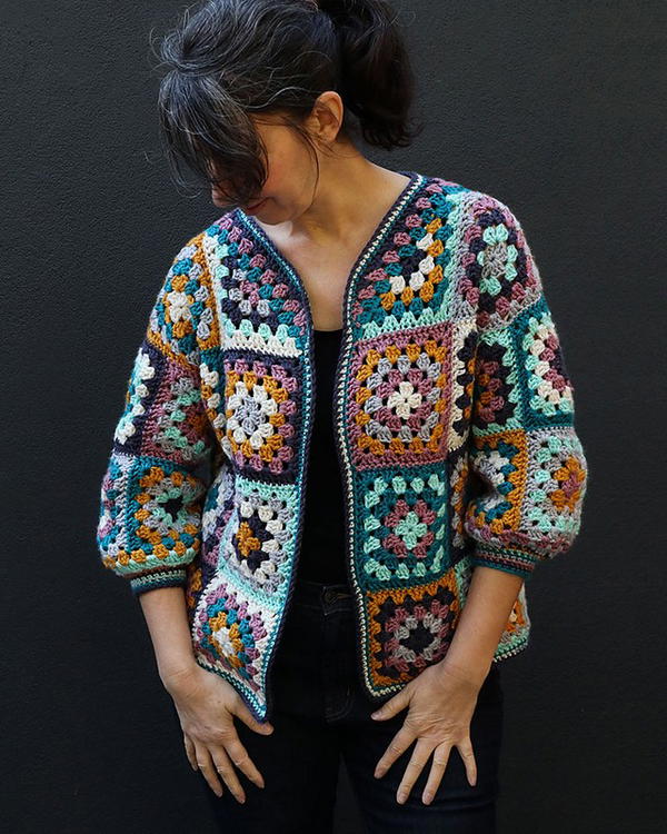 Everyday Granny Square Cardigan