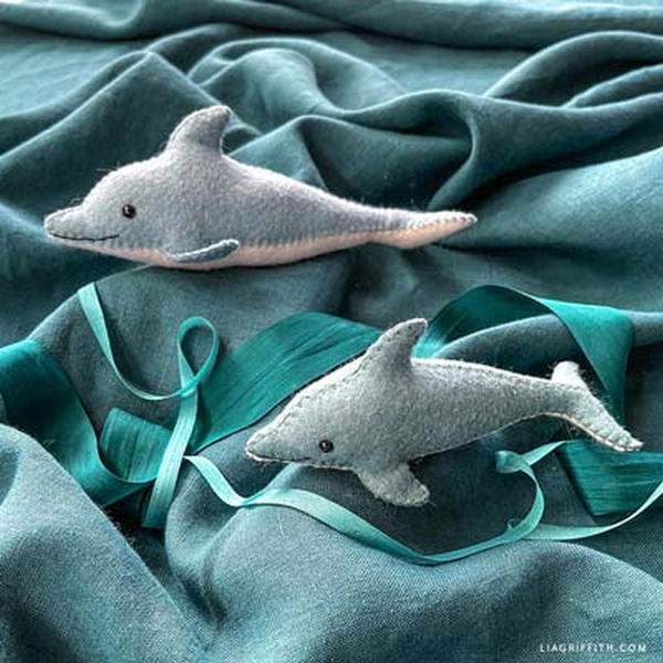 Felt Dolphins