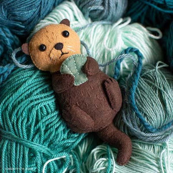 Felt Sea Otter