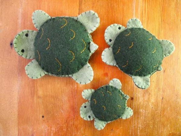 Felt Turtles