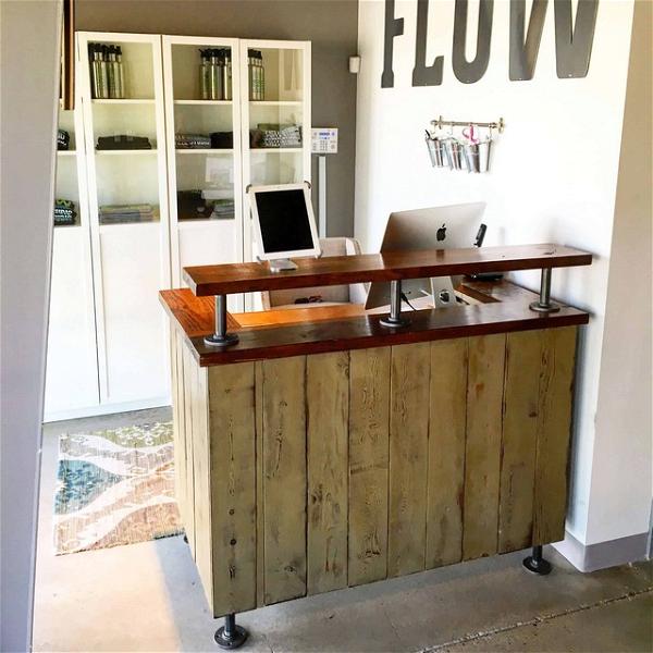 Flow Cycle Modern Reception Desk