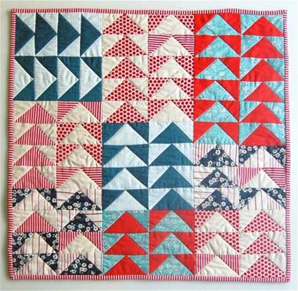 Flying Geese Mini Quilt