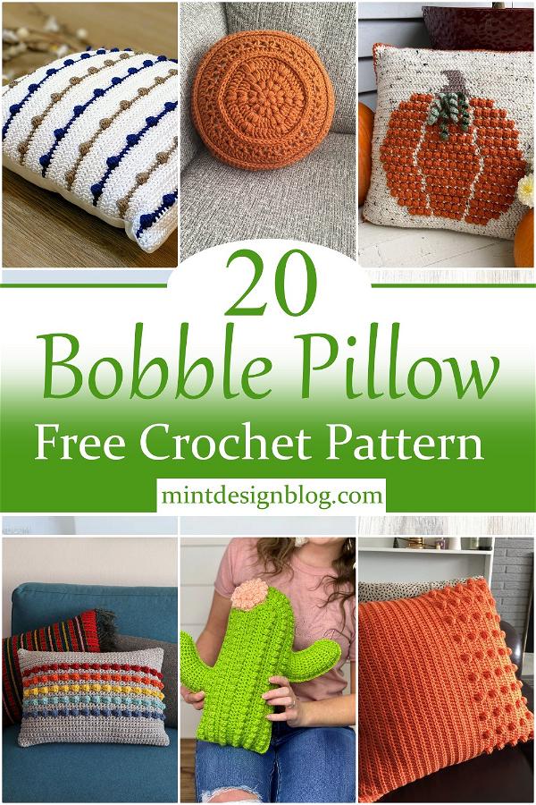 Free Crochet Bobble Pillow Patterns 2